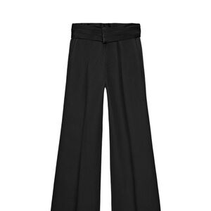 Zara ZW Collection Limited Edition Sash Pants Tuxedo